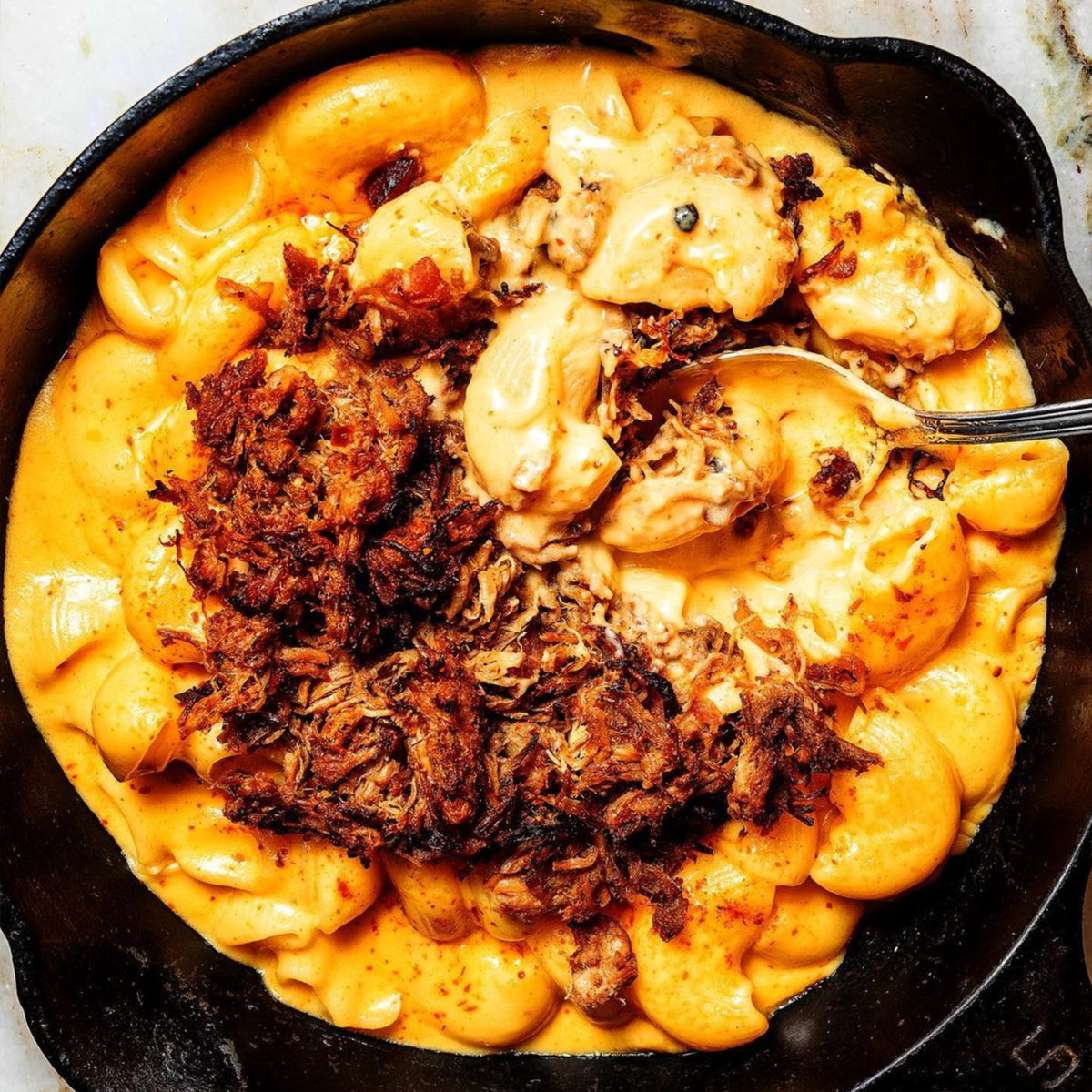 Chilifire Carnitas Mac 'n Cheese